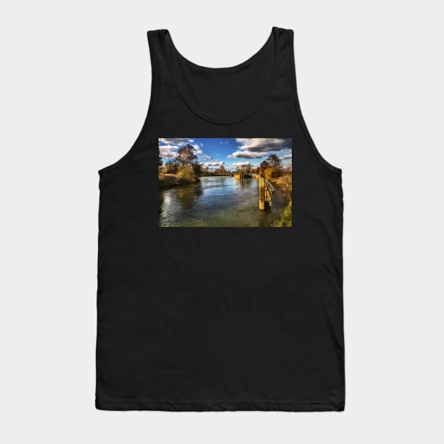 Approaching Day's Lock On The Thames Tank Top by IanWL